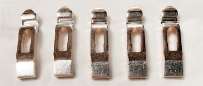 Срібні контакти, що використовуються для трамвайних контролерів